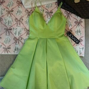 Jovani Lime Green Dress! Size small
